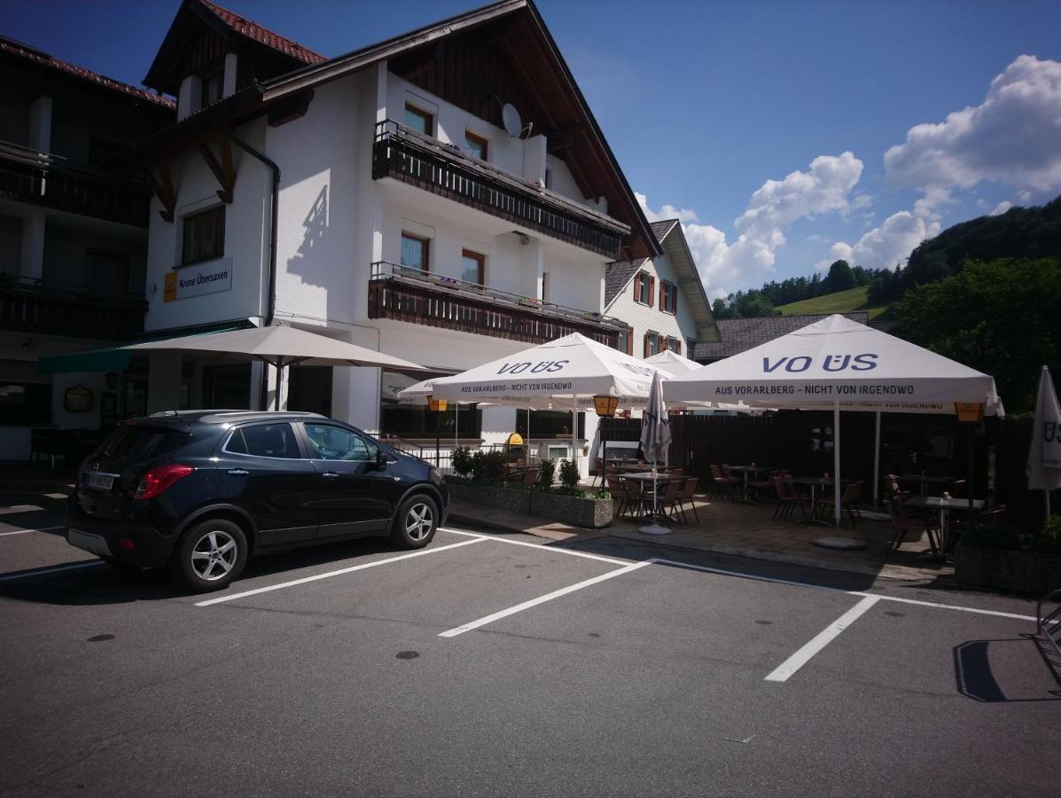 Gasthaus Krone Ubersaxen Luaran gambar