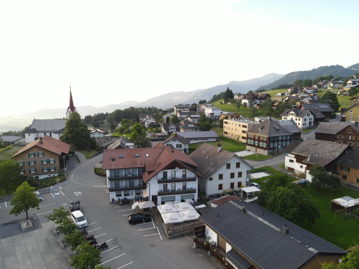 Gasthaus Krone Ubersaxen Luaran gambar